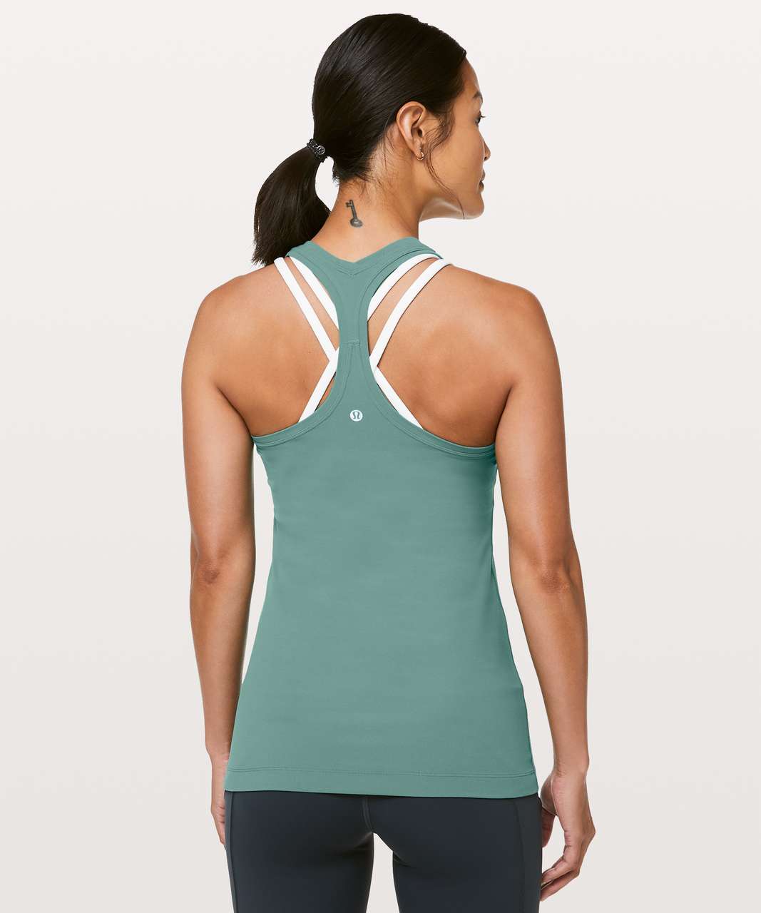 Lululemon Cool Racerback II *Nulu - Green Fern - lulu fanatics