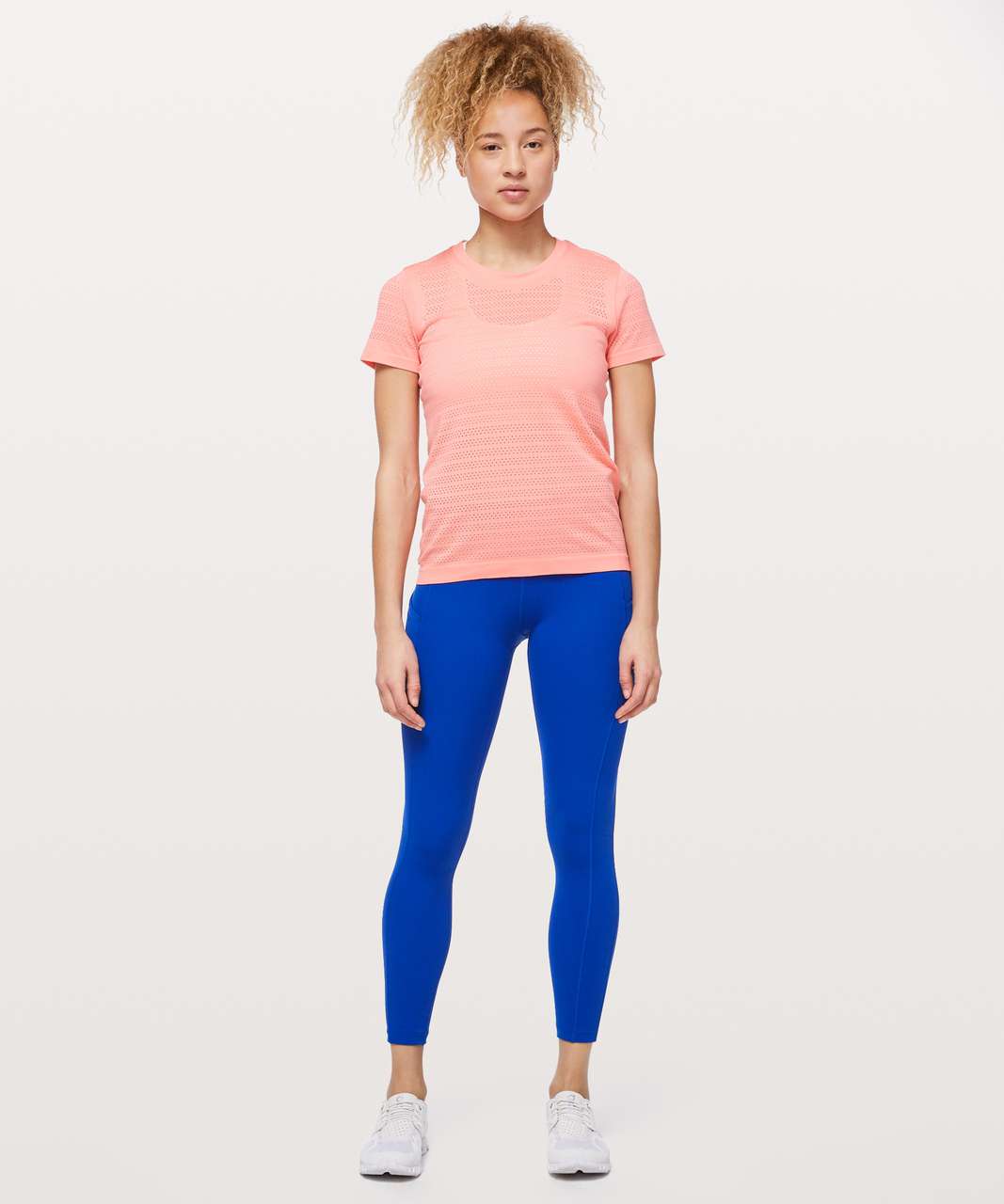 Lululemon Speed Up Tight 28 Full On Luxtreme Size 12 Jet Stream Blue ARFO  56605