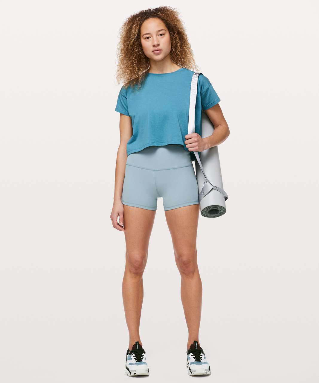 Lululemon Align Shorts 4 (Utility Blue), Women's Fashion, Activewear on  Carousell