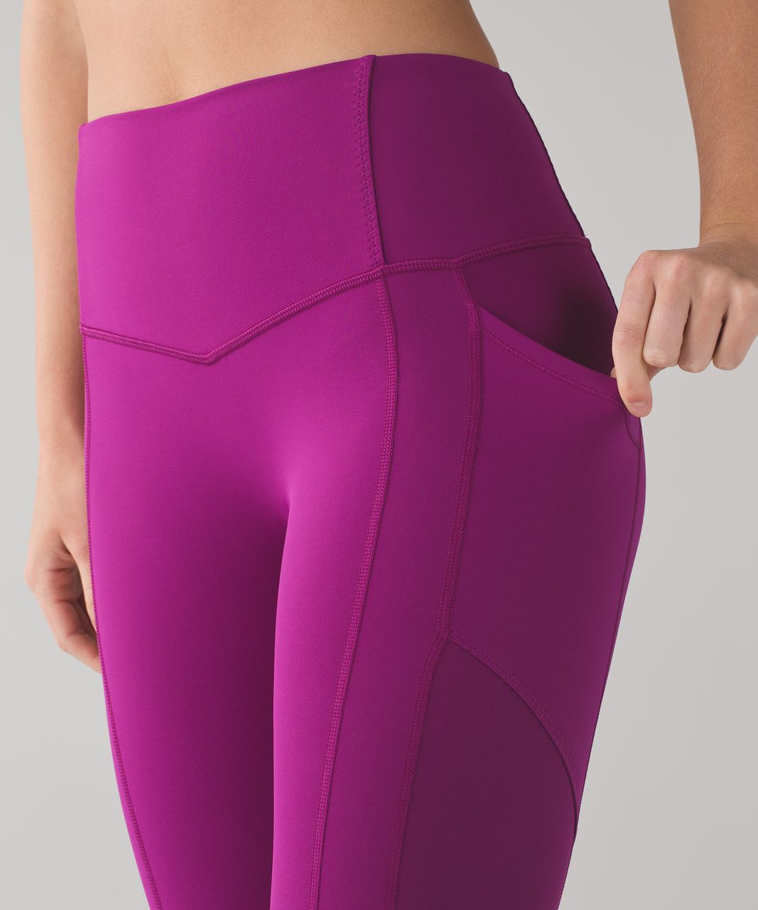 Lululemon All The Right Places Crop II *23 - Black Cherry - lulu fanatics