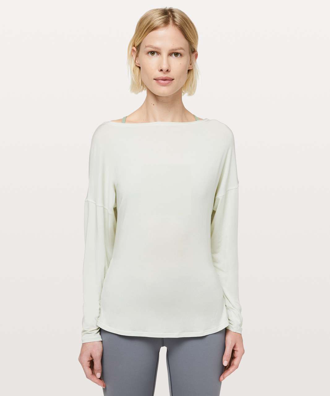 Lululemon Full Of Grace Long Sleeve - Ocean Mist