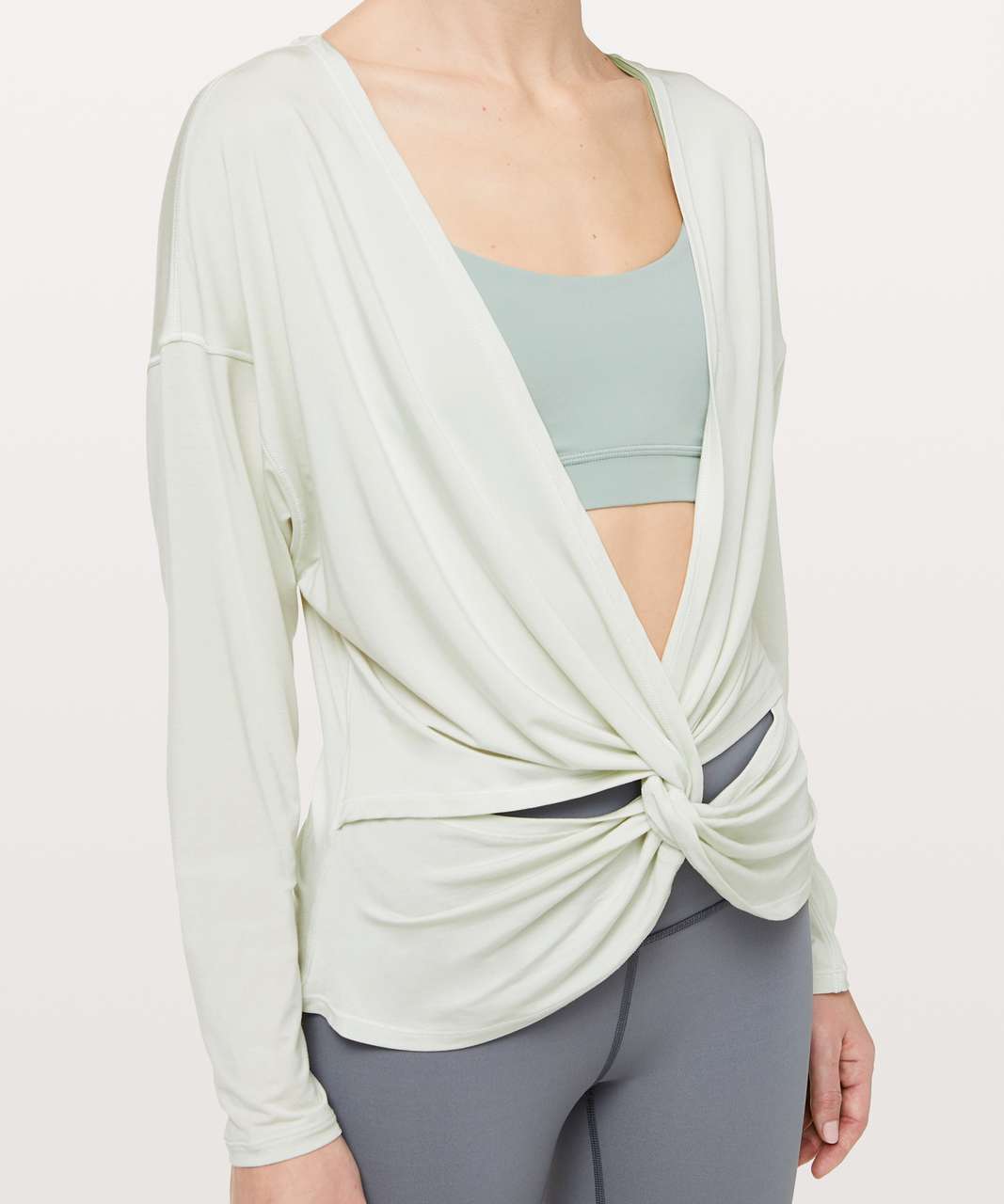 Lululemon Full Of Grace Long Sleeve - Ocean Mist