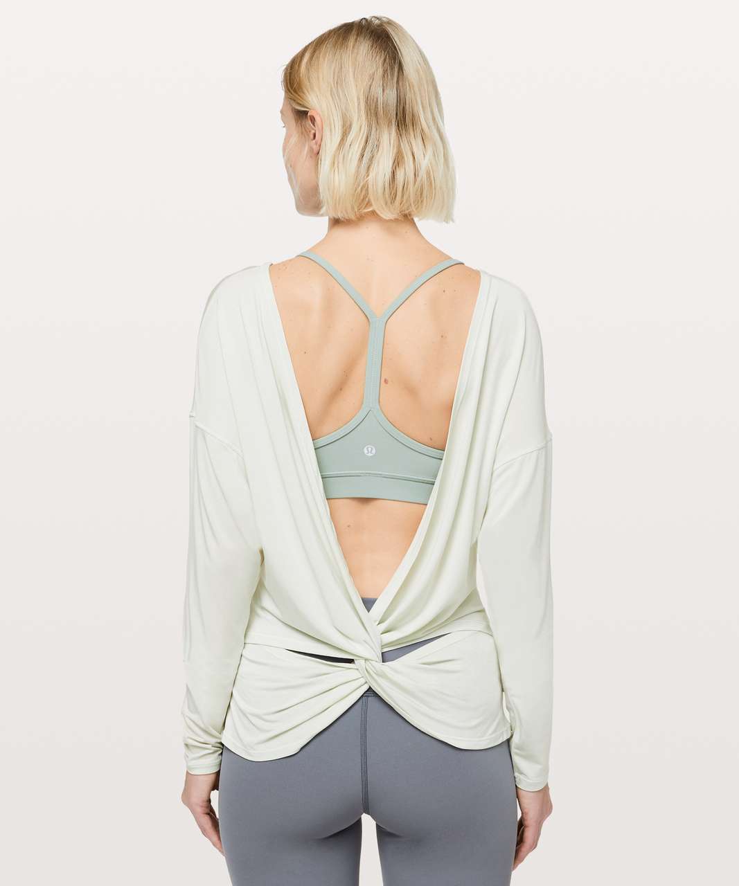 Lululemon Full Of Grace Long Sleeve - Ocean Mist