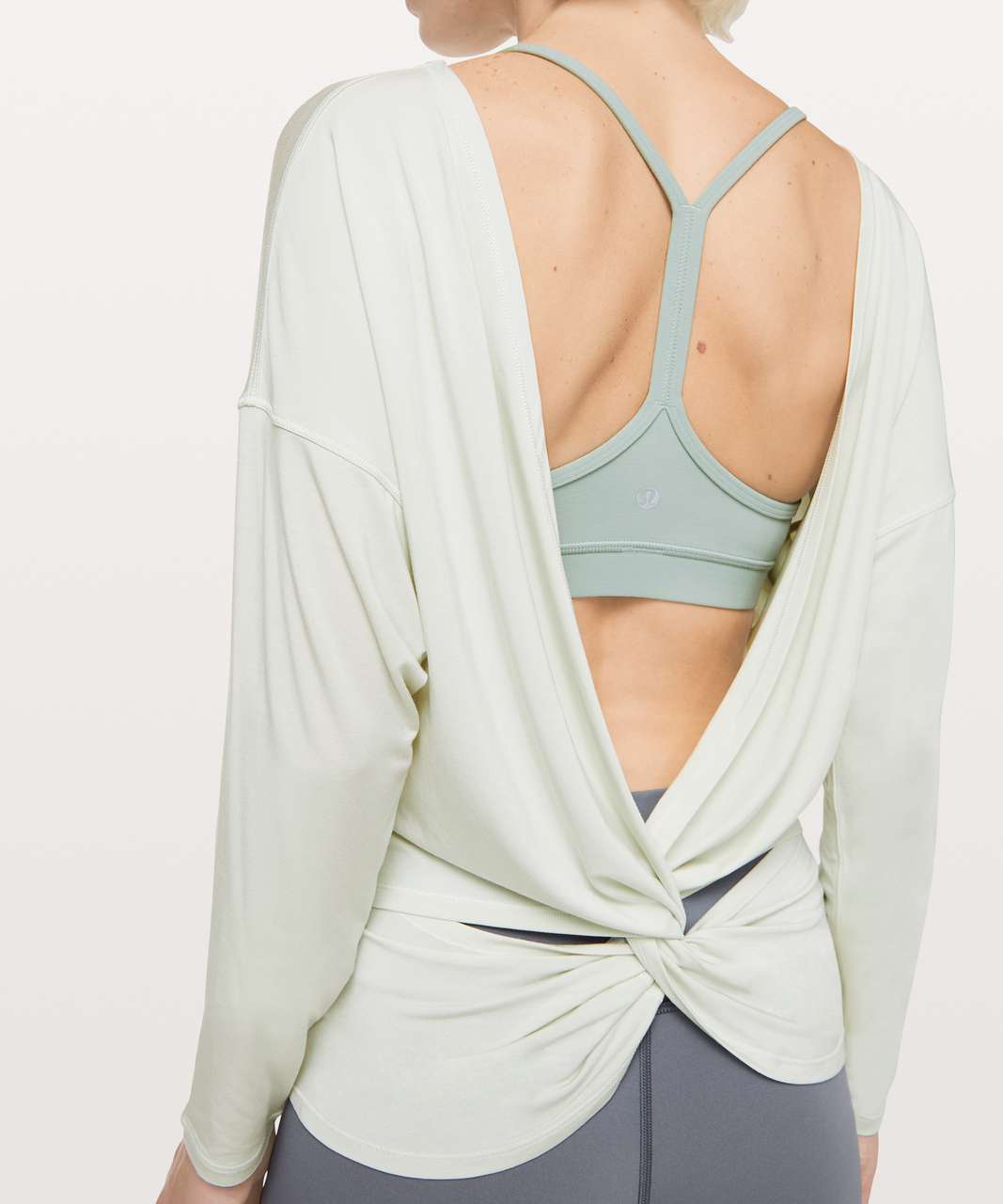 Lululemon Full Of Grace Long Sleeve - Ocean Mist