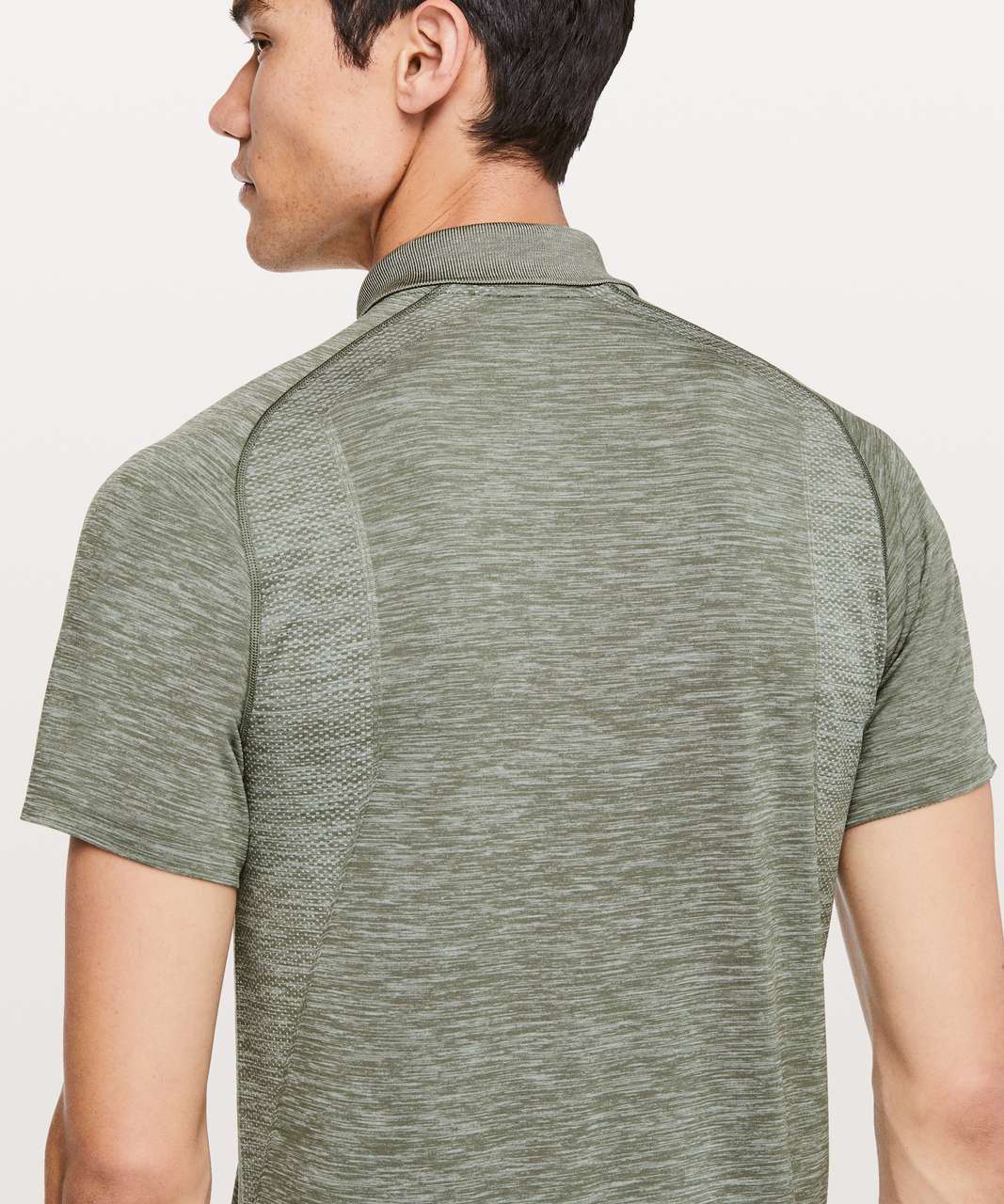 Lululemon Metal Vent Tech Polo - Ocean Mist / Grey Sage