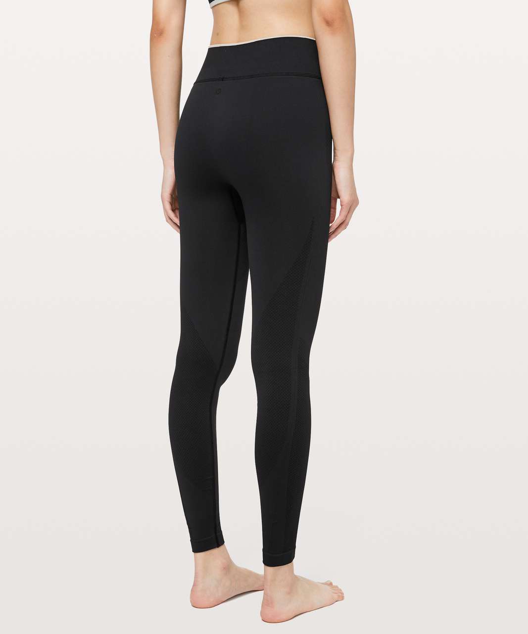 Lululemon Iconic Sweat Tight - Black / Ocean Mist