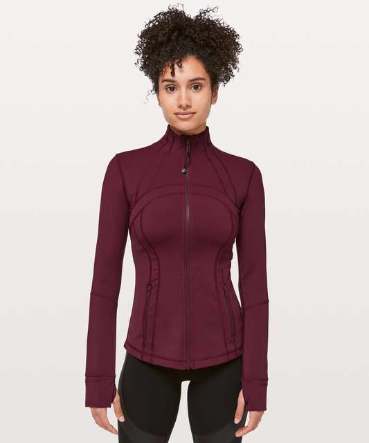 Lululemon Define Jacket *Brushed - Deep Zinfandel - lulu fanatics