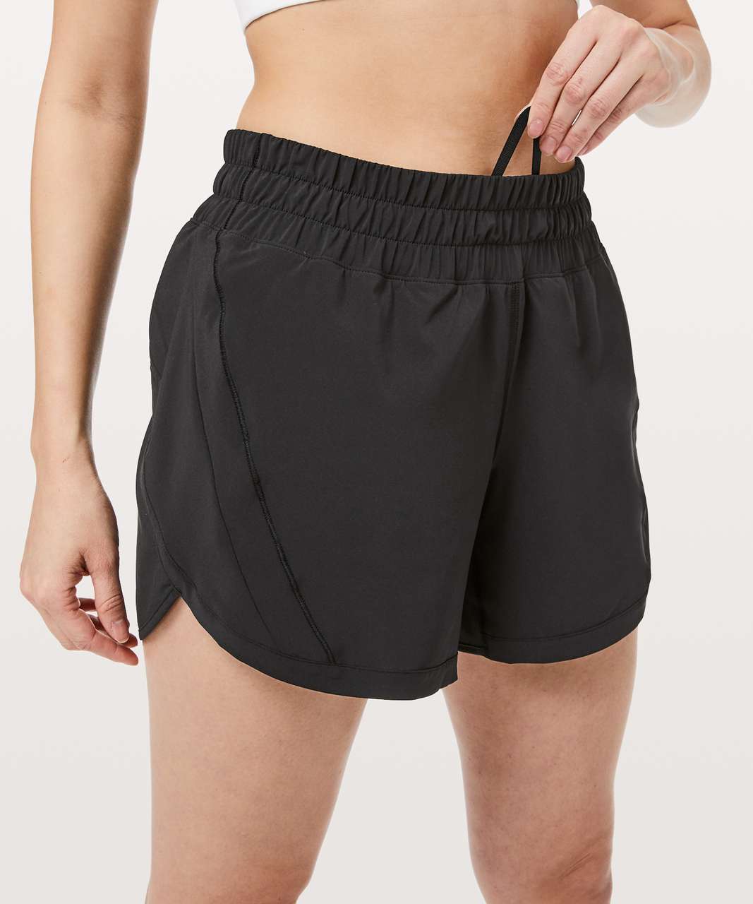 Lululemon TRACK THAT HIGH-RISE SHORT 3” Lined - Black - 4 - NWT!