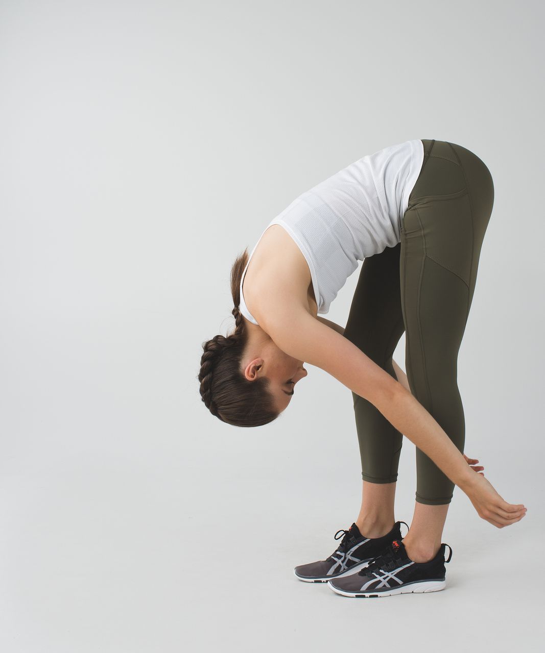 Lululemon All The Right Places Crop - Fatigue Green