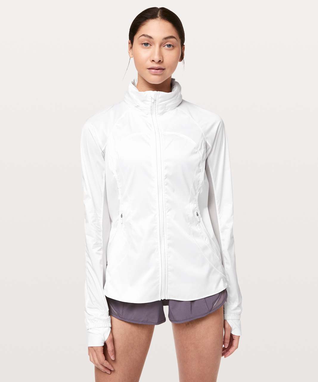 Lululemon Goal Crusher Jacket - White - lulu fanatics