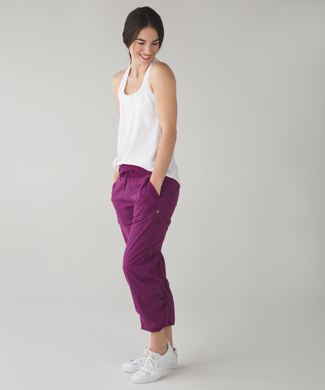 Lululemon street to studio pants review regal plum 3 - Agent Athletica