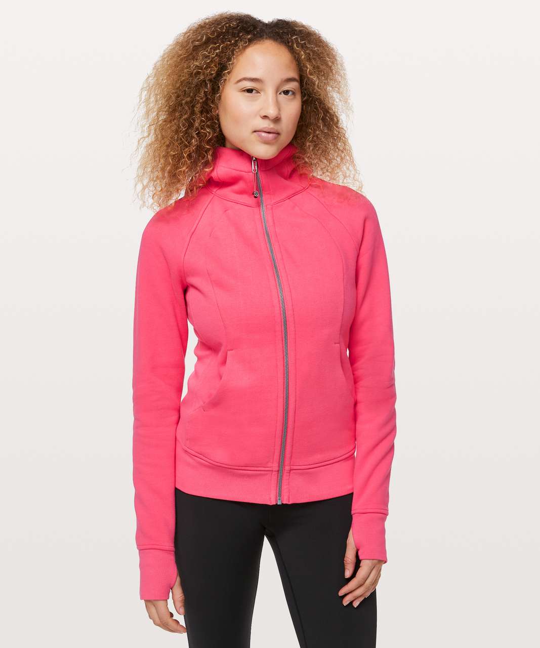 lululemon pink scuba hoodie