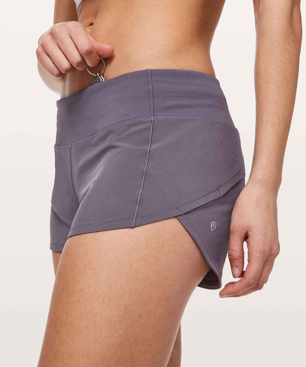 Lululemon Speed Up Short *2.5 - Graphite Purple - lulu fanatics