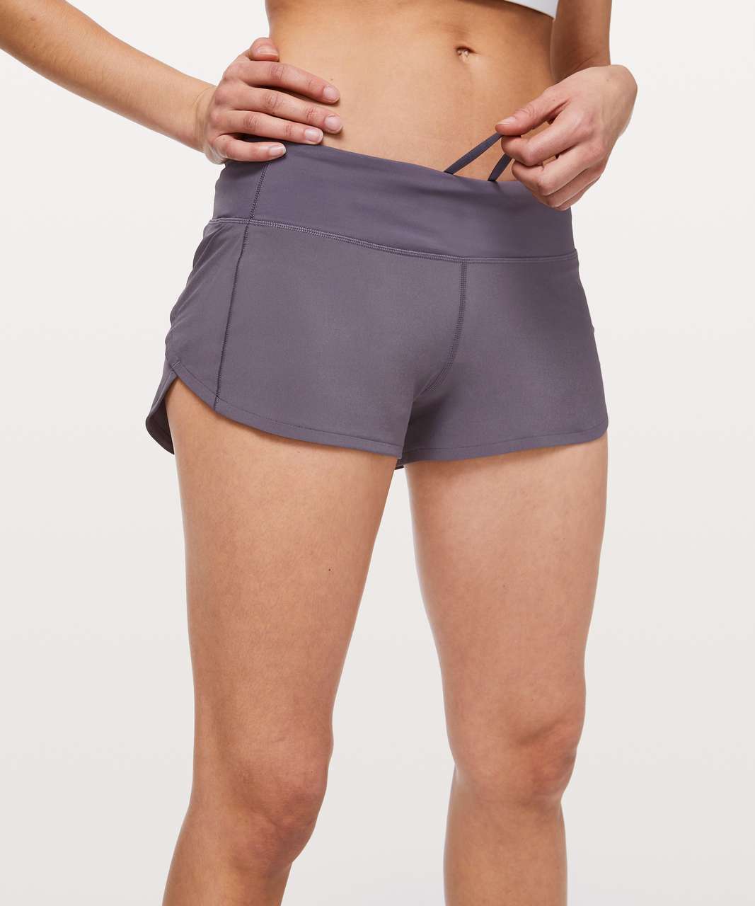 Lululemon Speed Up Short *2.5 - Graphite Purple - lulu fanatics