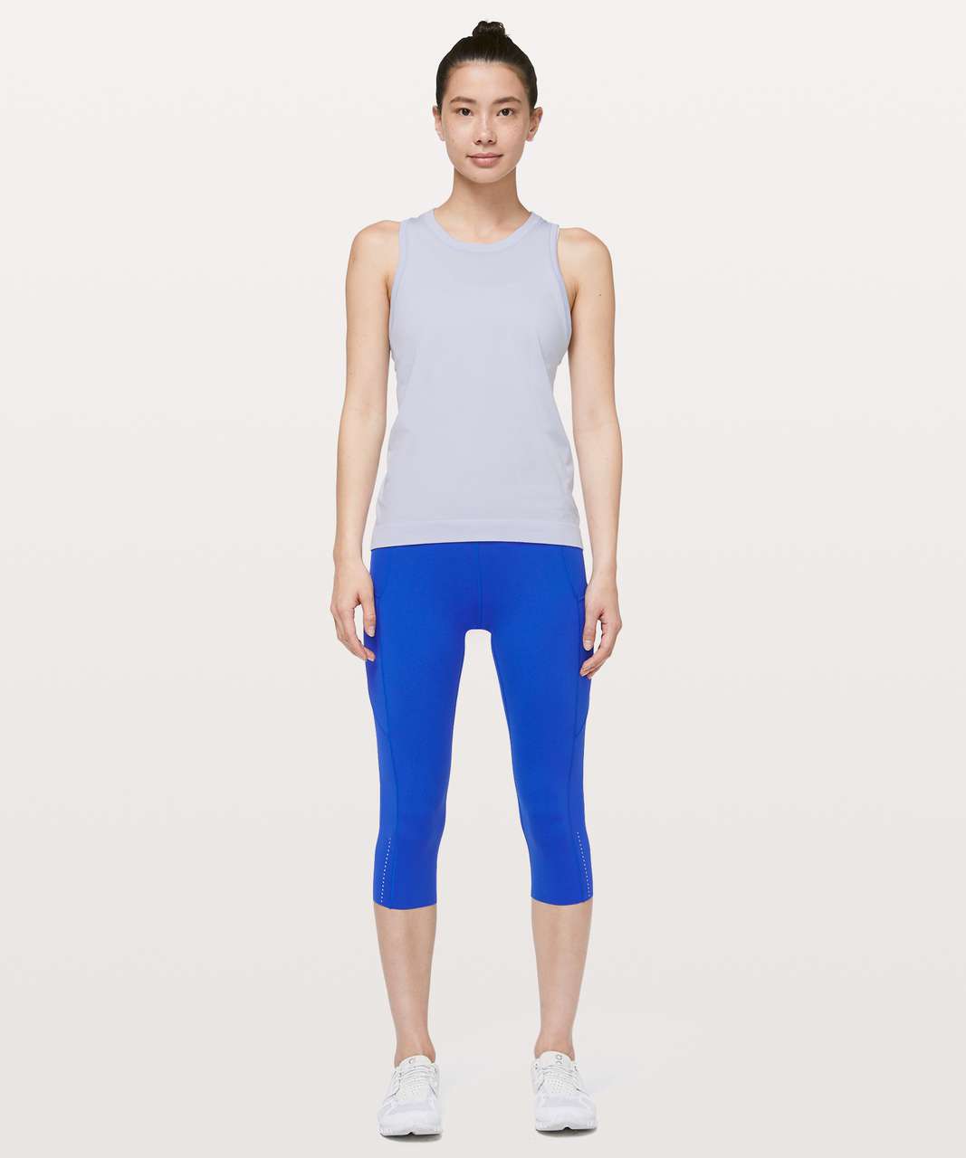 Lululemon Fast & Free Crop II *Nulux 19" - Jet Stream