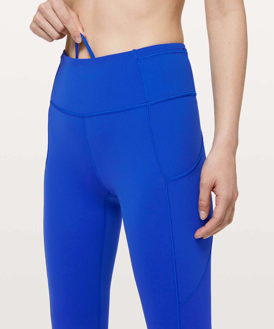 Lululemon Fast & Free Crop II *Nulux 19" - Jet Stream