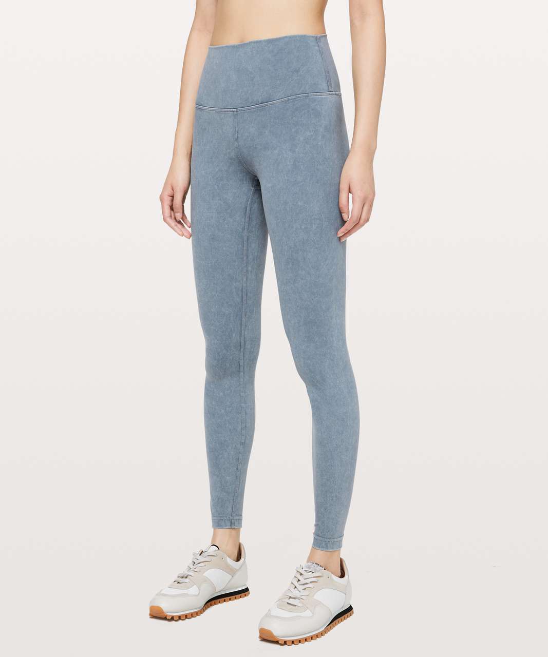 lululemon athletica, Pants & Jumpsuits, Lululemon Wunder Under Blue White  Low Rise Tight Full On Luxtreme Leggings 4