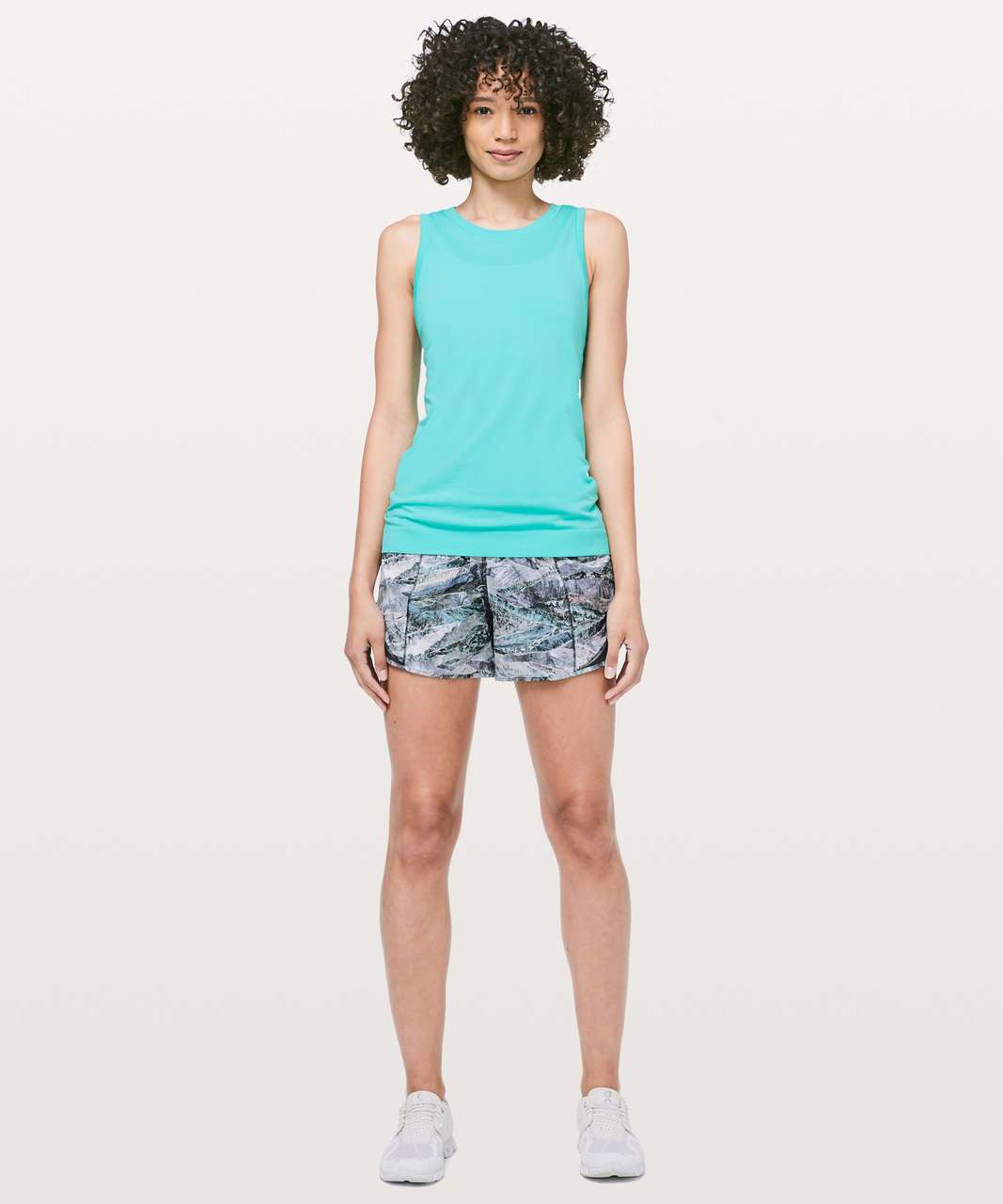 Lululemon Hotty Hot Short II *Long 4" - Springscape Multi / Obsidian