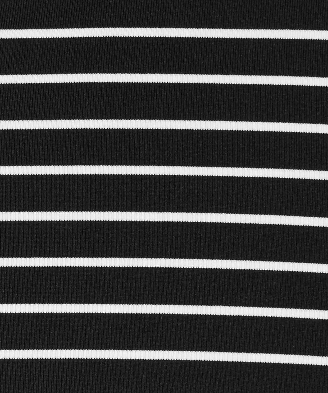 Lululemon Train Times Pant 25" - Parallel Stripe Black White