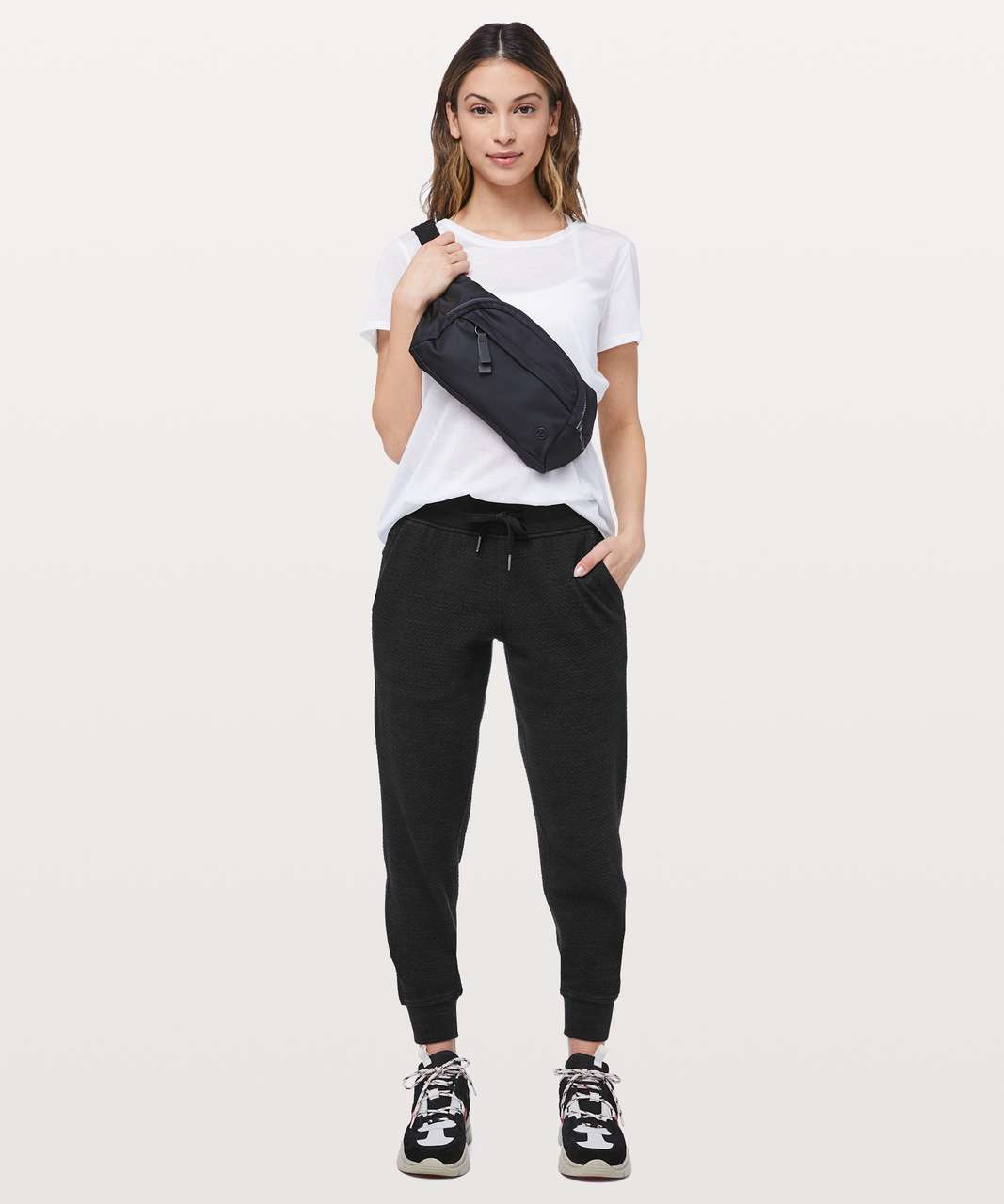 Lululemon Warm Down Jogger II 28" - Heathered Core Black