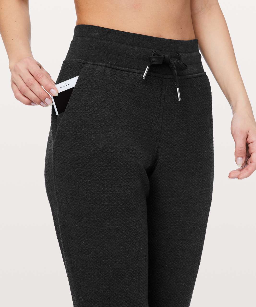 Lululemon Warm Down Jogger II 28 - Heathered Core Black - lulu fanatics