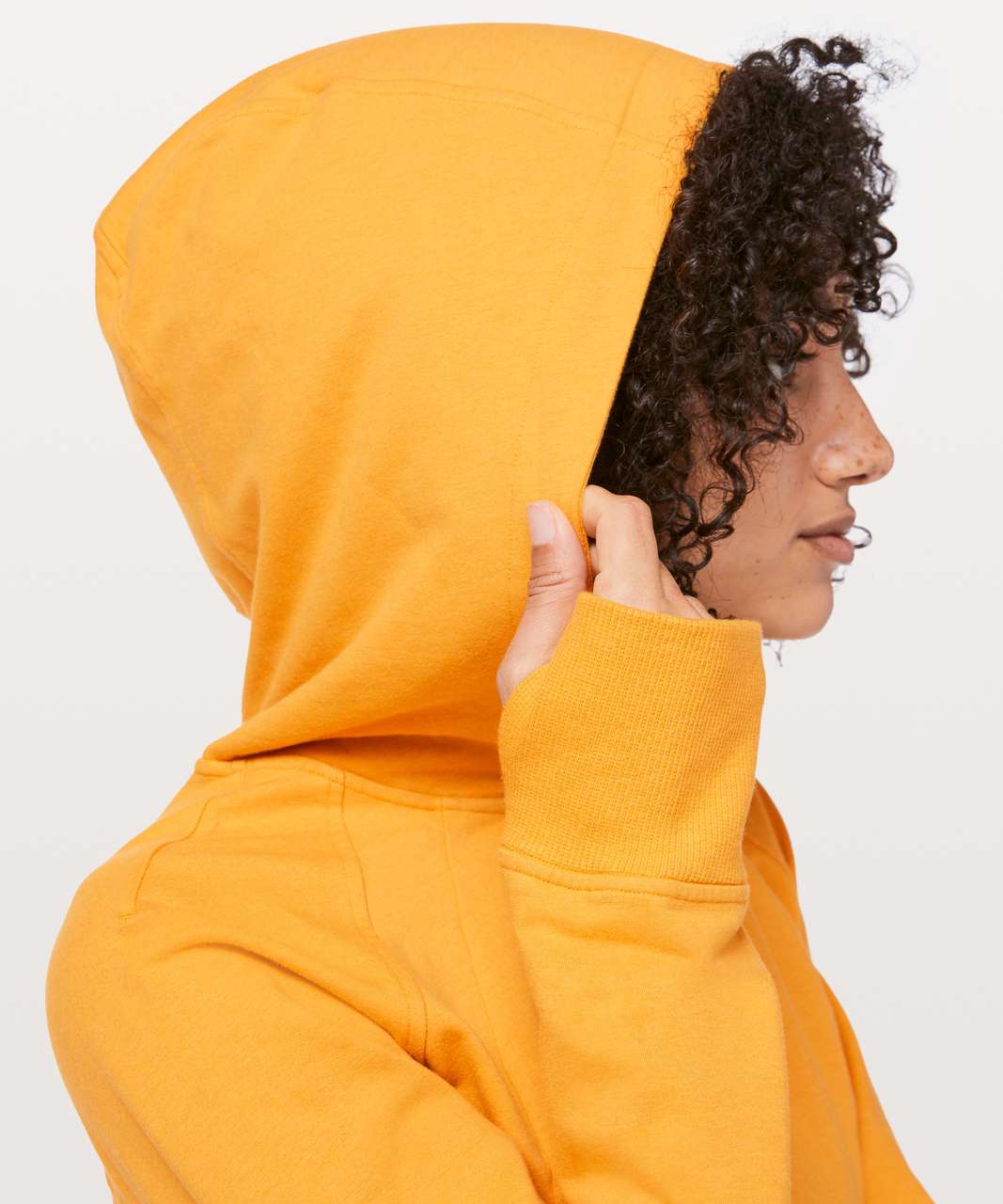 Lululemon Scuba Pullover - Heathered Honey Lemon