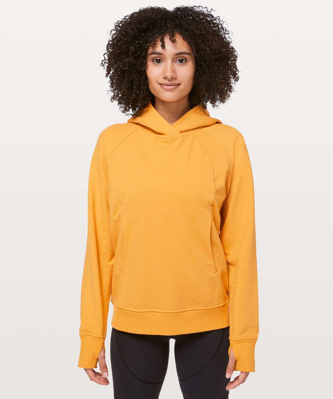 Lululemon Scuba Pullover - Heathered Honey Lemon - lulu fanatics