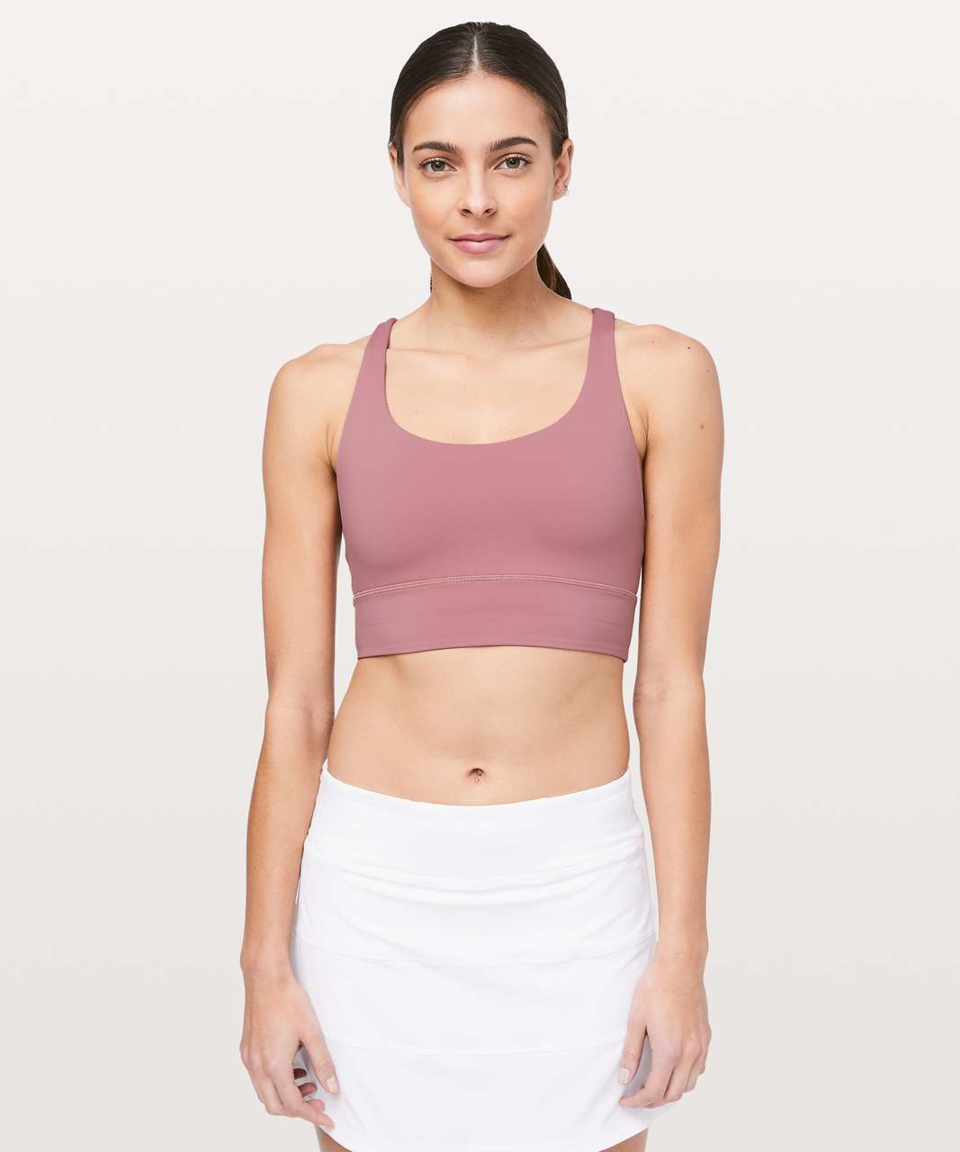 Lululemon Energy Bra *Long Line Quicksand Women's Size 4 Sports Bra