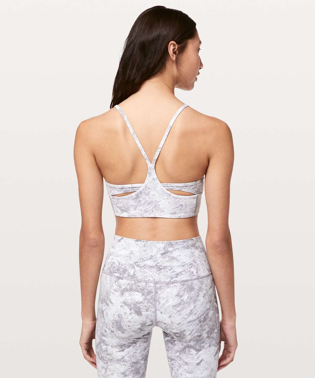 Lululemon Expand Your Limits Bra - Washed Marble Alpine White Silverscreen  - lulu fanatics