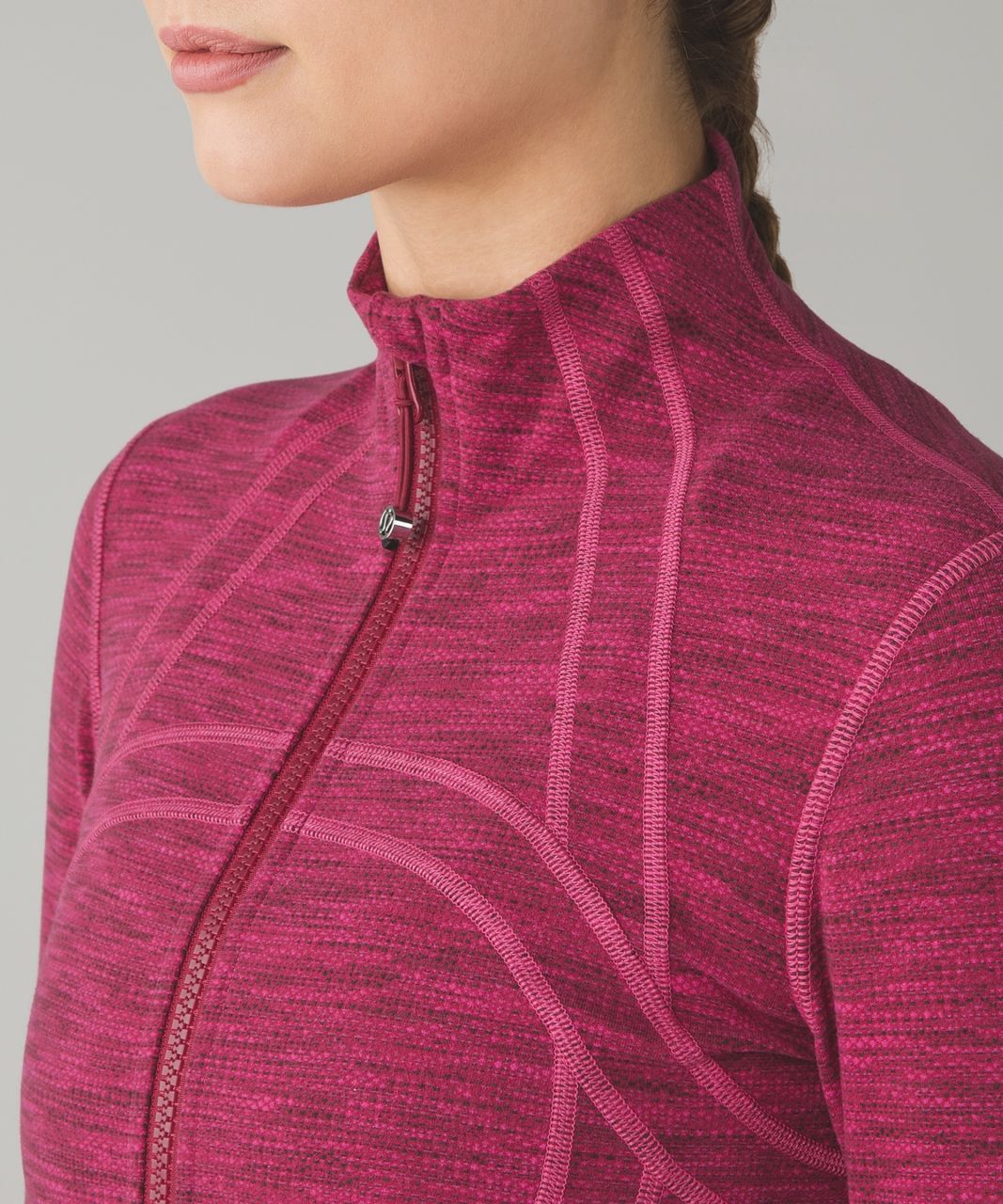 Lululemon Define Jacket - Diamond Jacquard Berry Rumble Jewelled Magenta