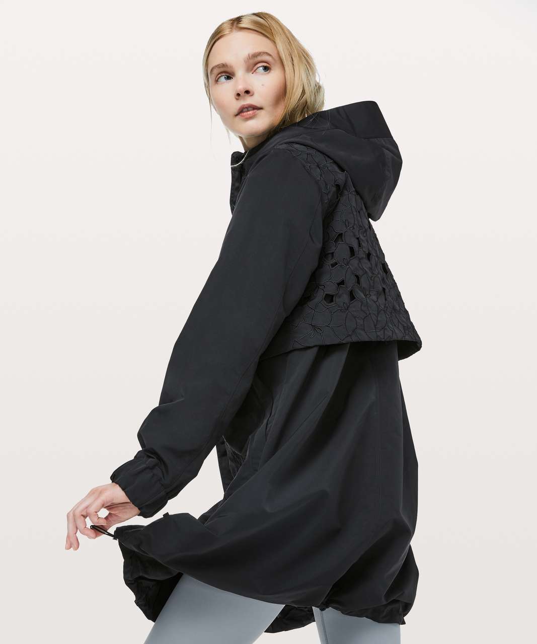 Lululemon Graced With Lace Long Jacket - Black