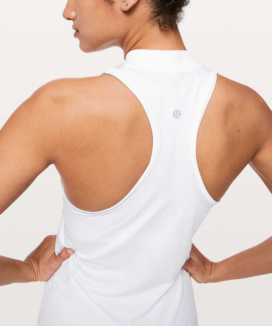 Lululemon Swiftly Speed Sleeveless Henley - White / White