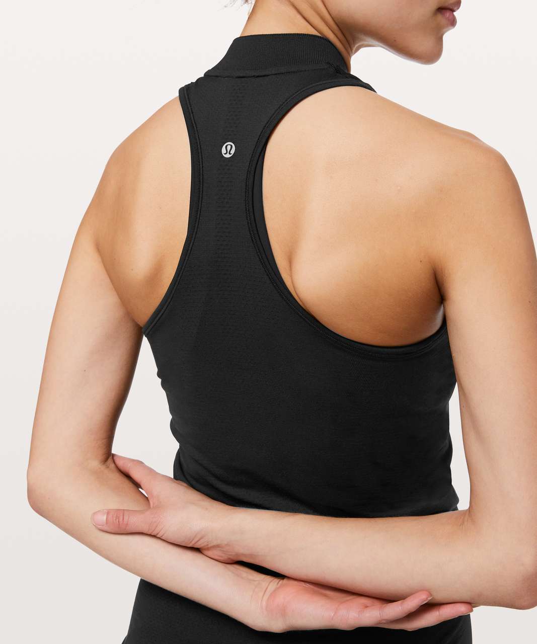 Lululemon Swiftly Speed Sleeveless Henley - Black / Black