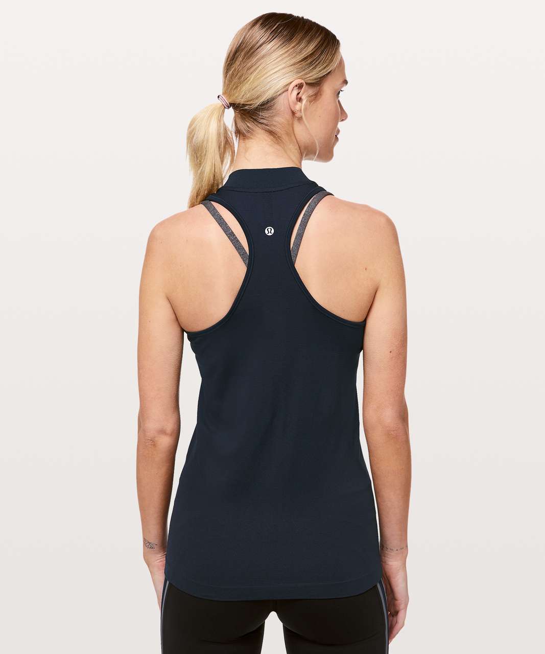 Lululemon Swiftly Speed Sleeveless Henley - True Navy / True Navy