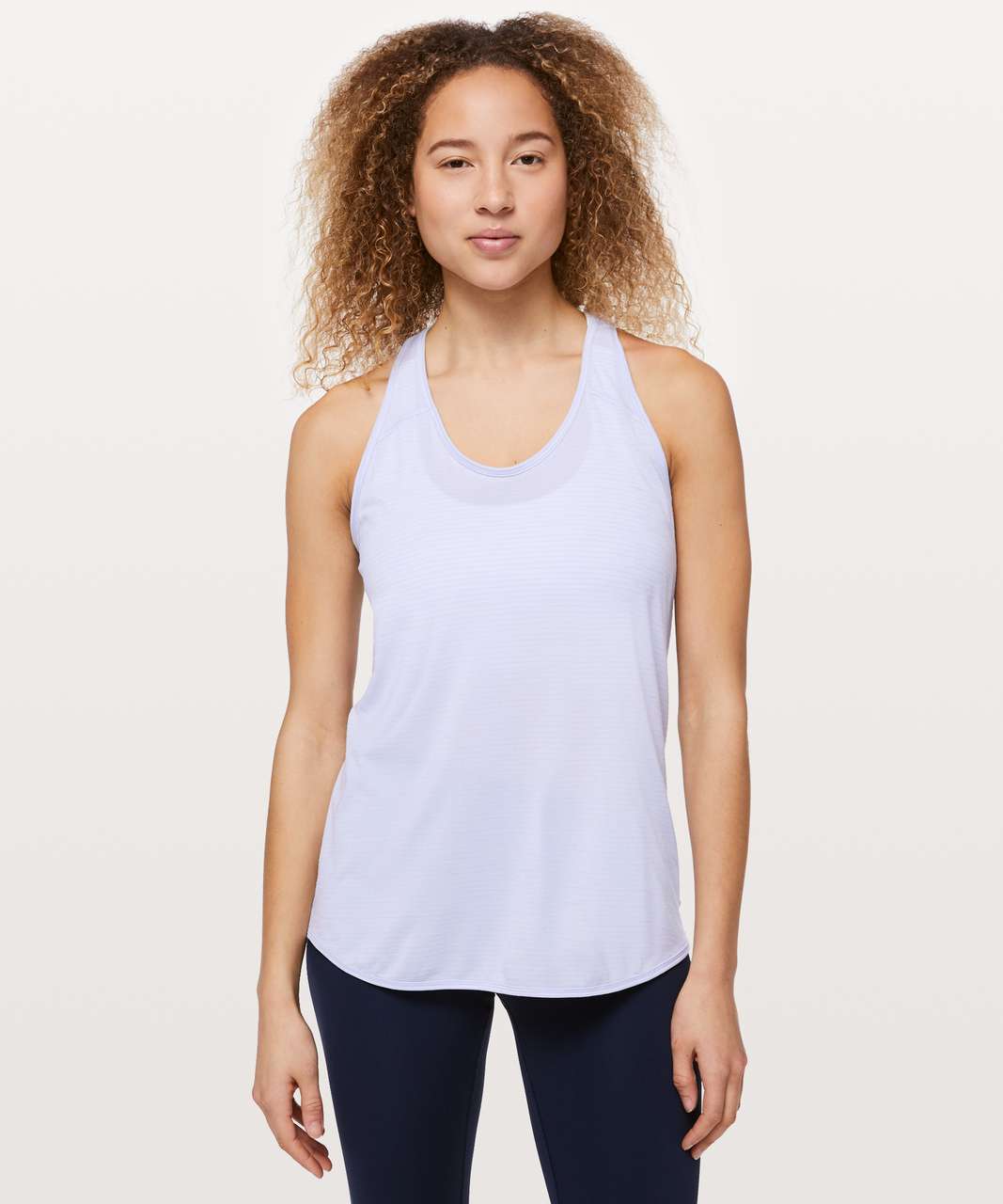 Lululemon Essential Tank - Heathered Serene Blue