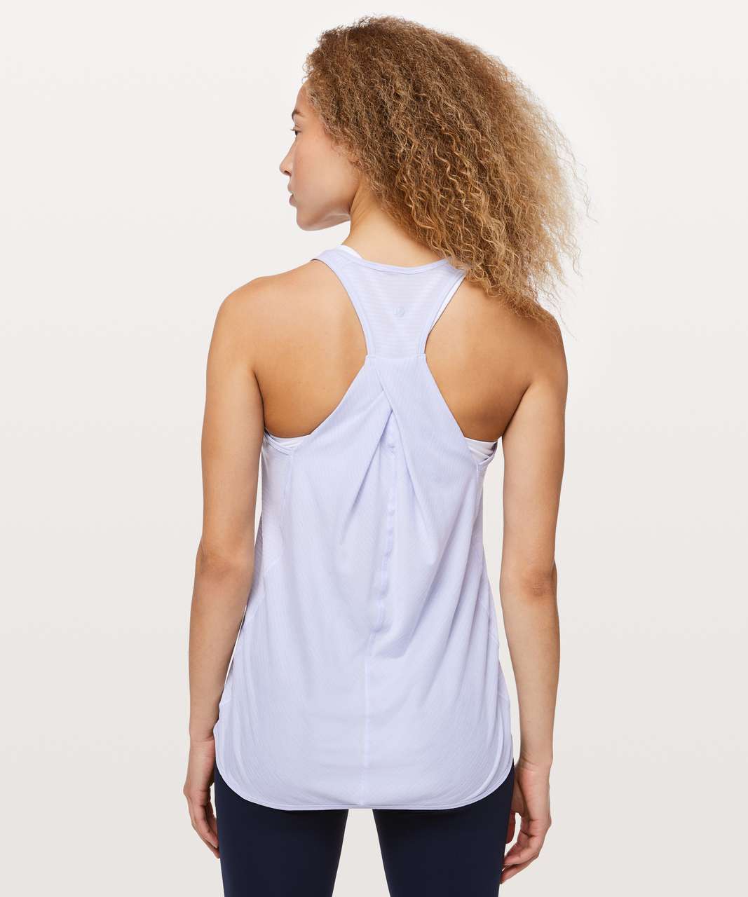 Lululemon Essential Tank - Heathered Serene Blue