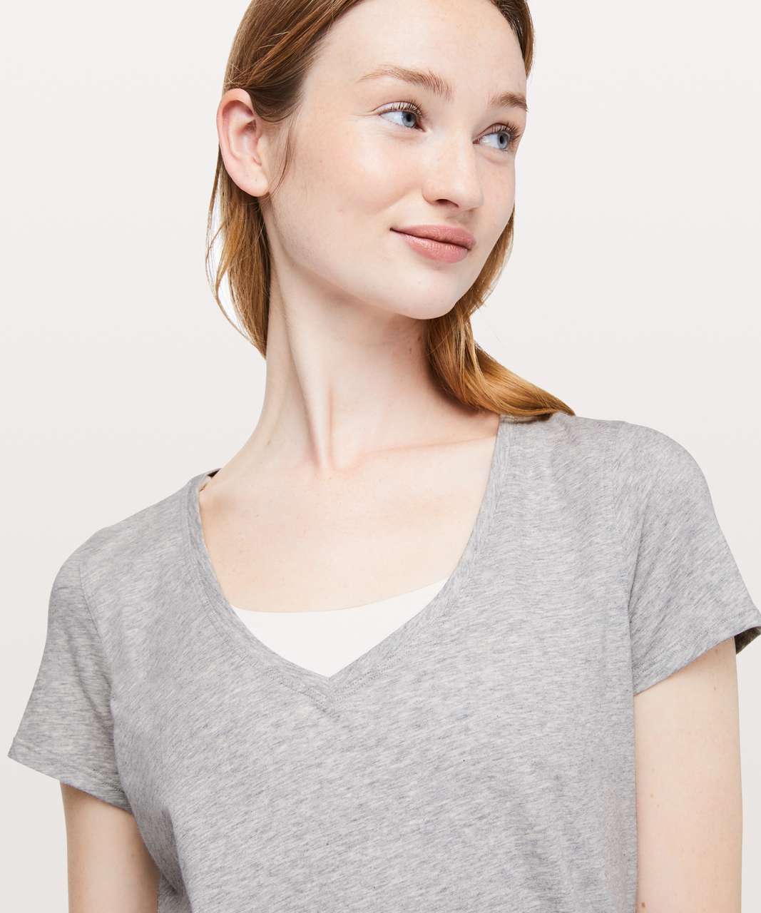 Lululemon Love Tee V - Heathered Core Light Grey (First Release)