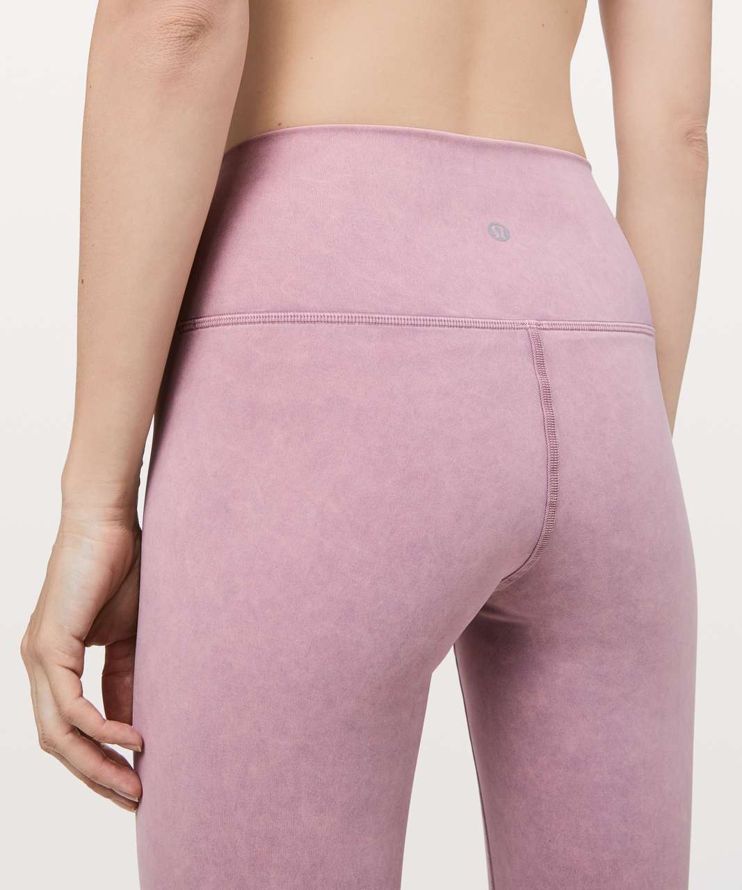 Lululemon Light Pink Acid Wash High Waisted Leggings- Size 2