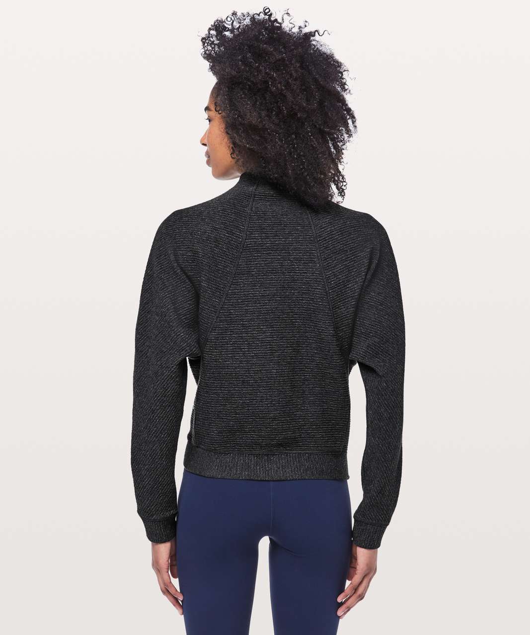 Lululemon Easy Going Jacket - Heathered Black - lulu fanatics