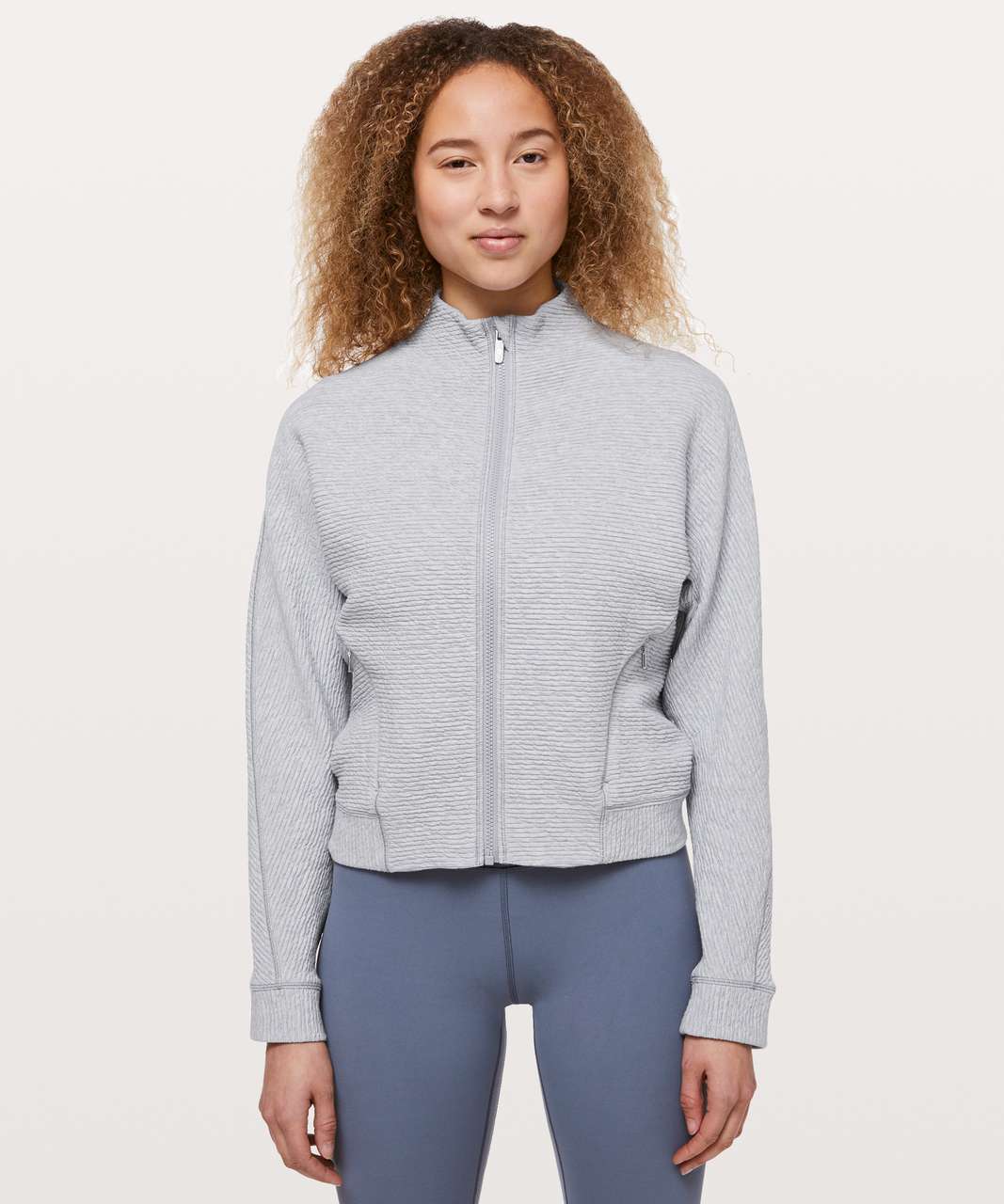 Lululemon Easy Going Jacket - Heathered Silverscreen