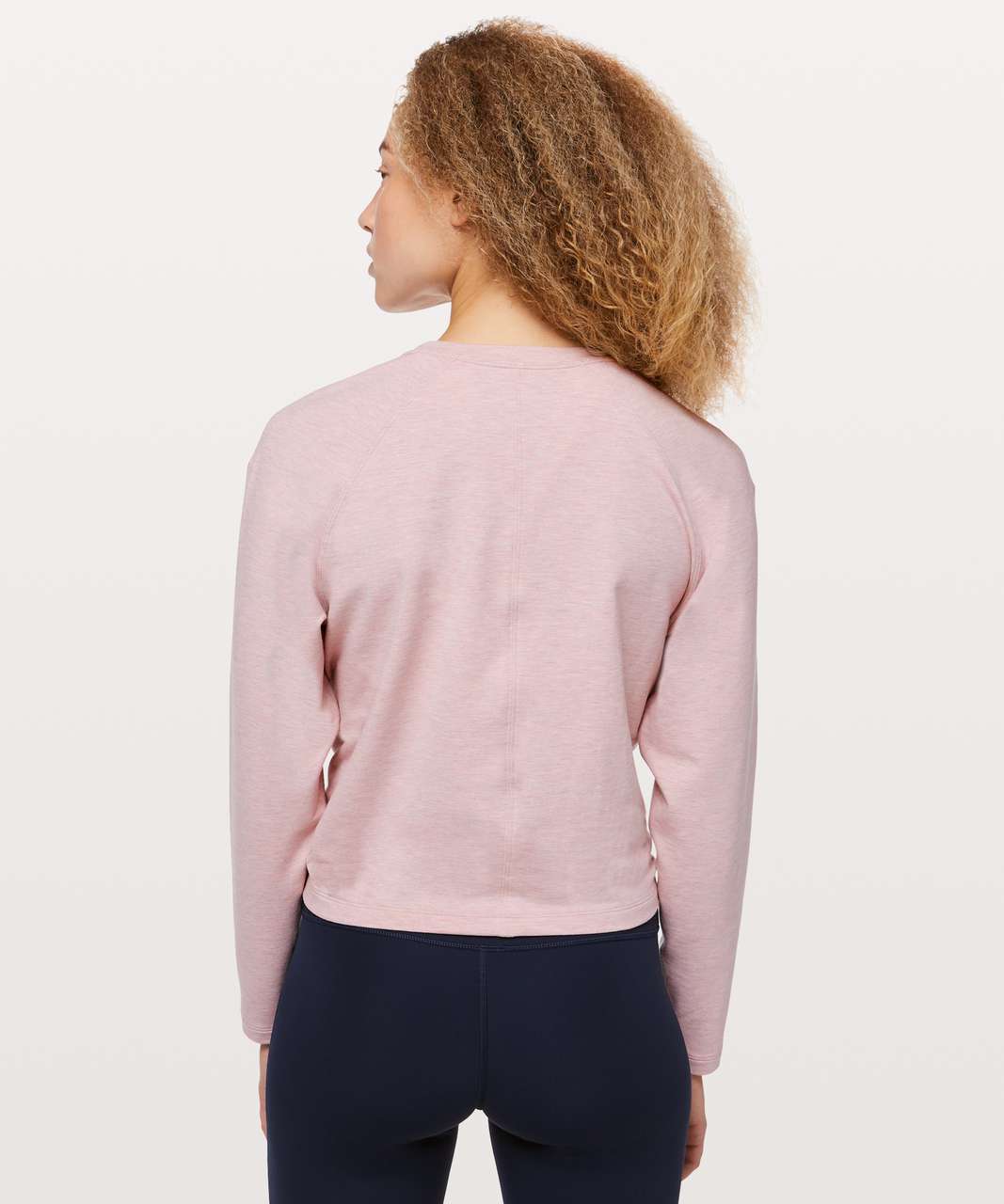 Lululemon Tuck & Gather Pullover - Heathered Mod Faint Coral