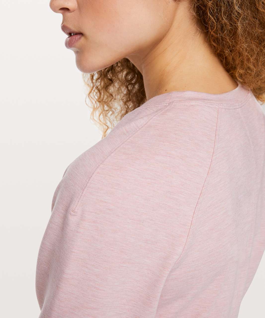 Lululemon Tuck & Gather Pullover - Heathered Mod Faint Coral