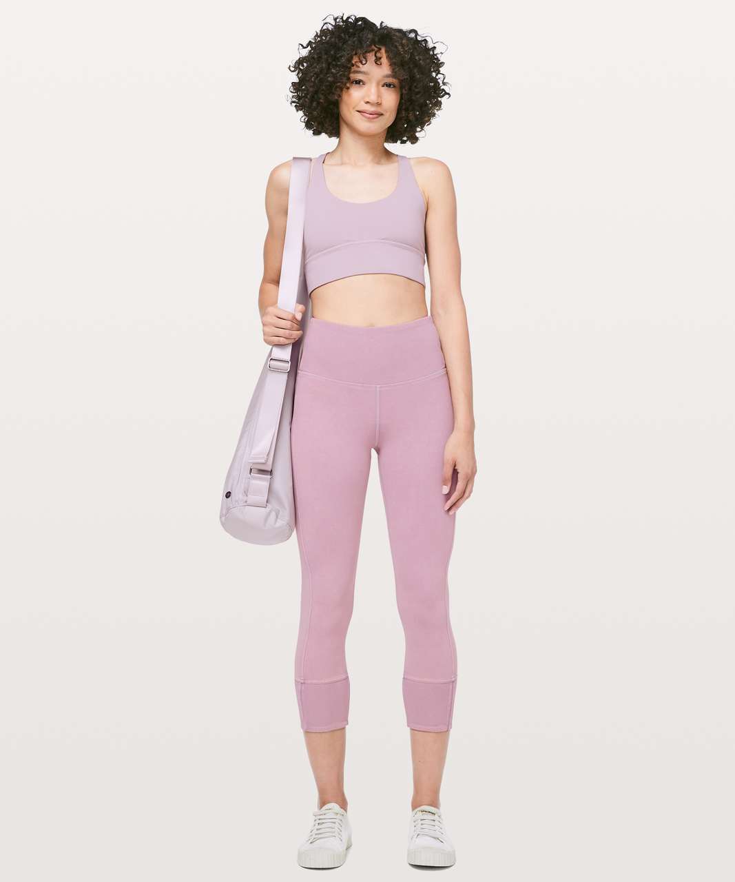 Lululemon Wunder Under Crop 23 *Ribbed - Washed Antoinette - lulu