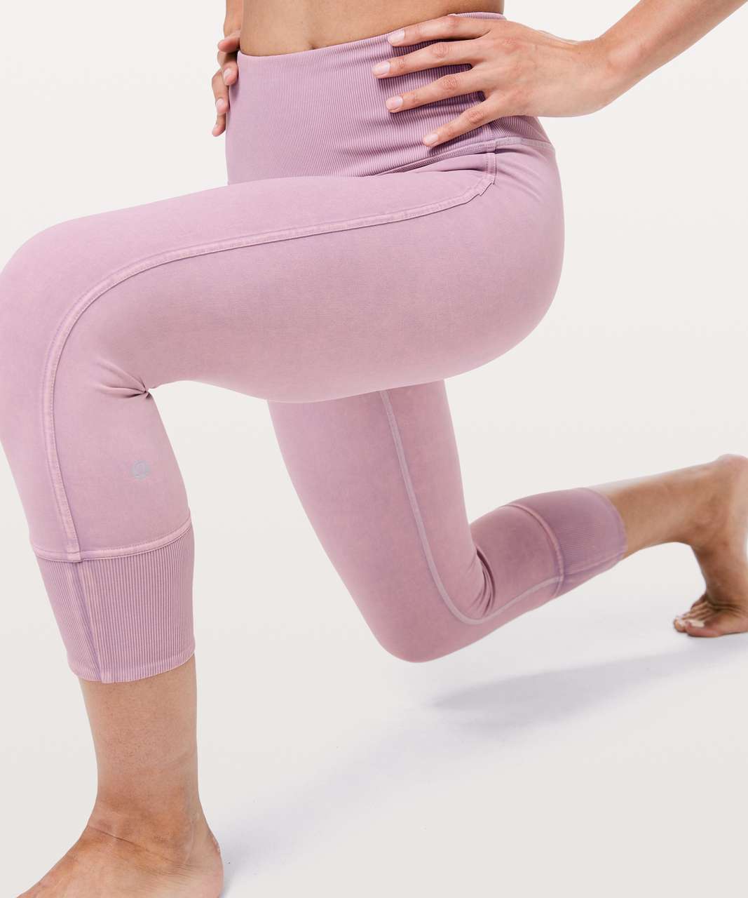 Lululemon Wunder Under Crop 23” Ribbed legging