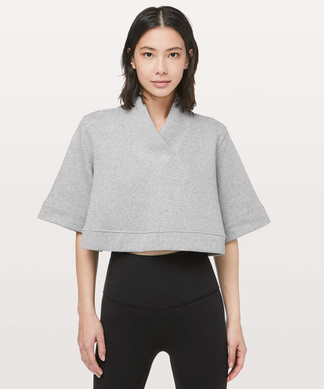 Lululemon Know Your Angles Poncho - Heathered Core Light Grey