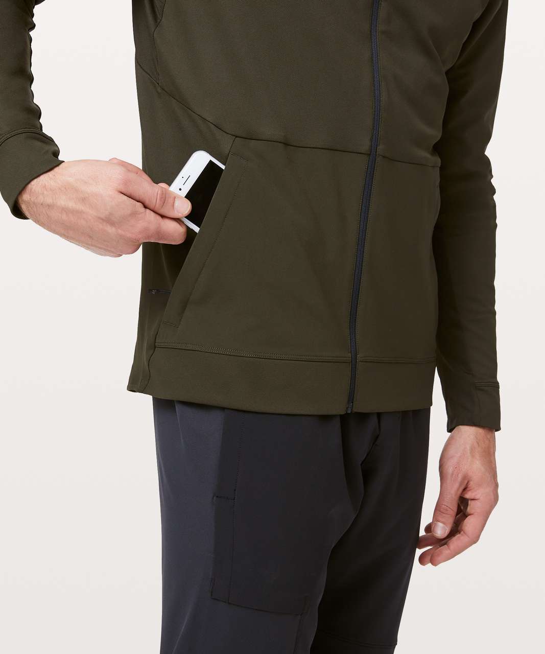 Lululemon Cross Challenger Hoodie - Dark Olive