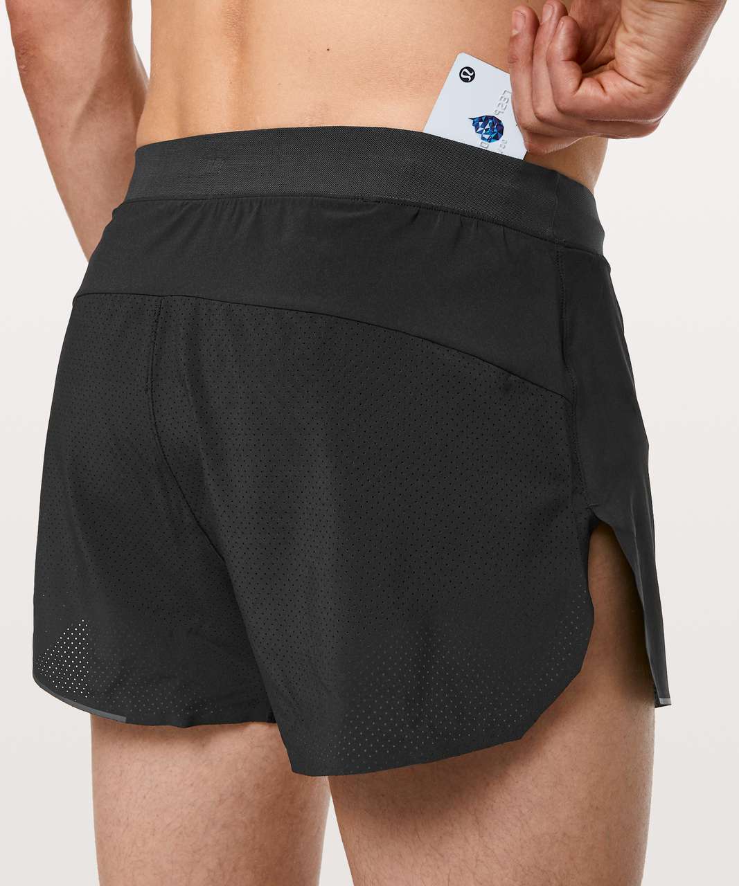 Lululemon Fast & Free Short 3" - Black / Obsidian