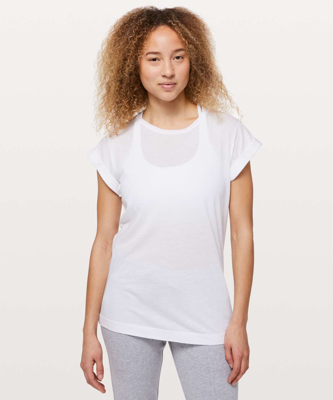 Lululemon Roll Around Tee *Light - White