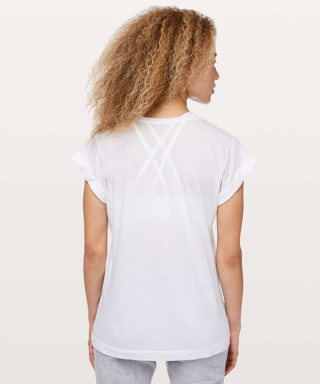 Lululemon Roll Around Tee *Light - White