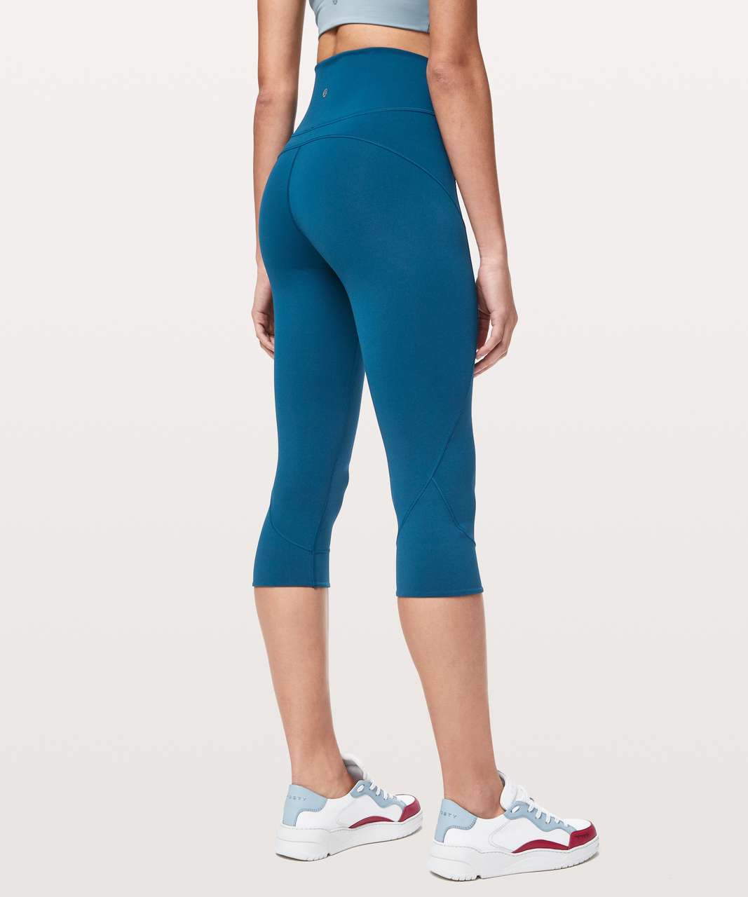 Lululemon In Movement Crop *Everlux 19" - Deep Marine